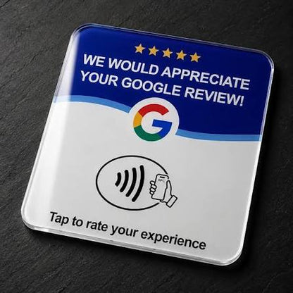 NFC Google Review Tap Card - acrylic stand